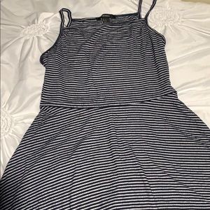 Cute navy blue and white stripes